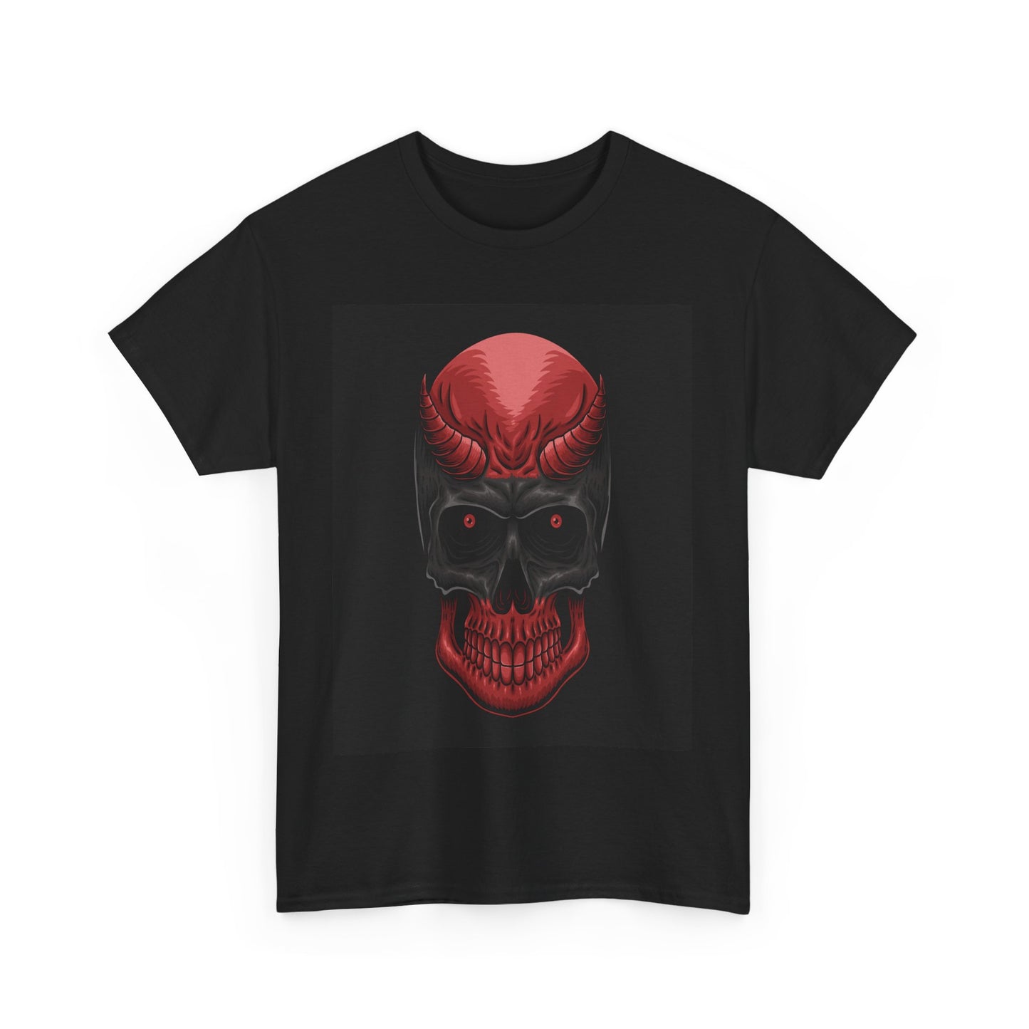 Crimson Horned Skull