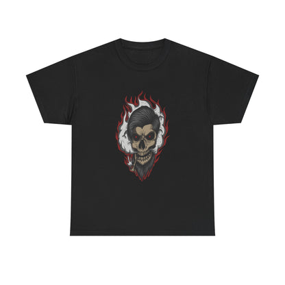 Flaming Skull Rockabilly