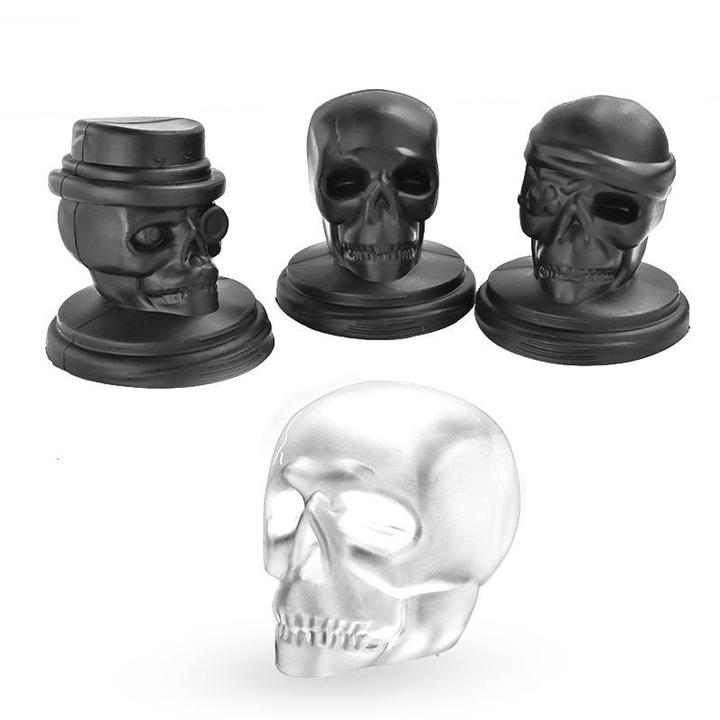 3d Skull Ice Cube Mold | Skull Action