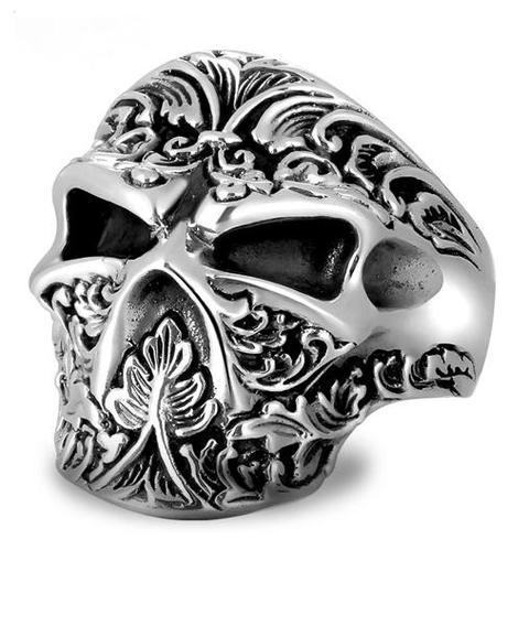 925 skull ring