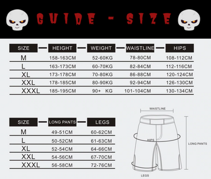 Black Skull Board Shorts