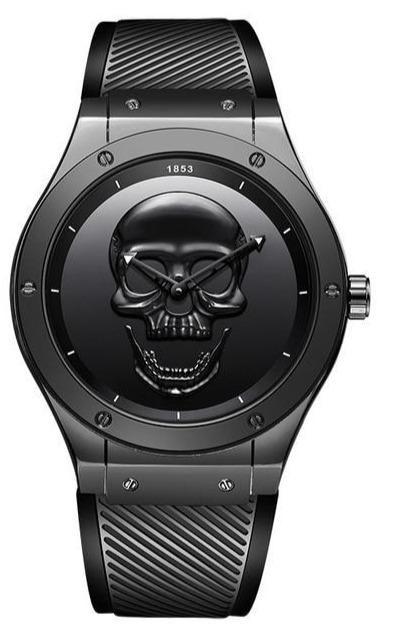 All Black Skeleton Watch