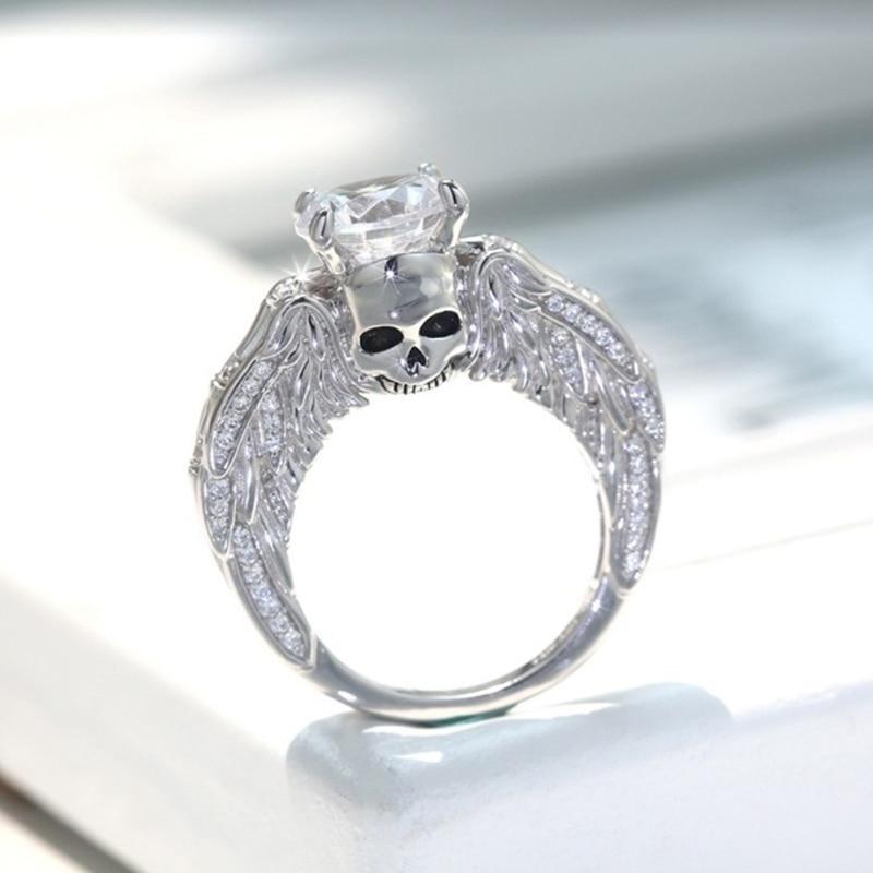 Angel Demon Ring | Skull Action