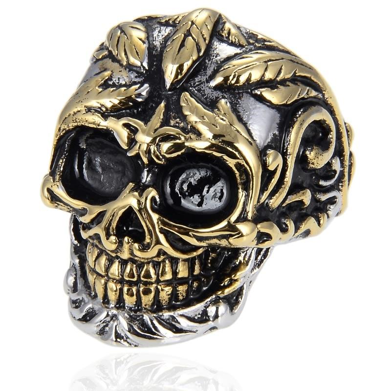 aztec skull ring