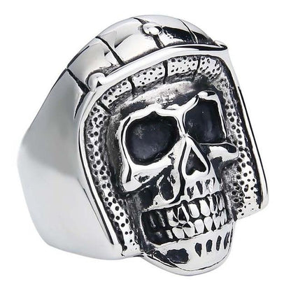 Big Skull Silver Ring | Skull Action