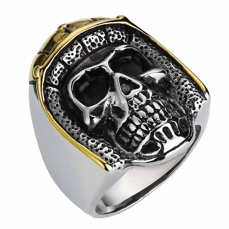 Big Skull Silver Ring | Skull Action