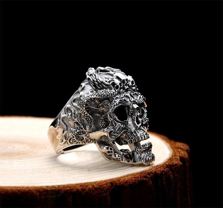 Biker Ring Skull 