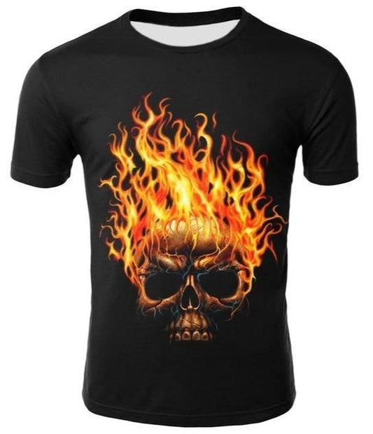 Biker Skull T Shirts