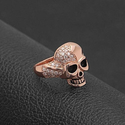 Black And Pink Skull Ring | Skull Ring