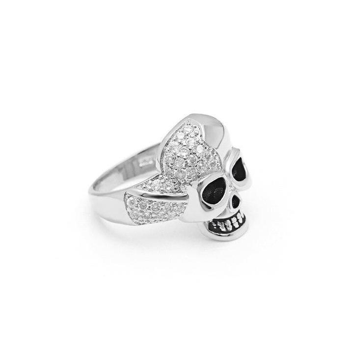 Black And Pink Skull Ring | Skull Ring