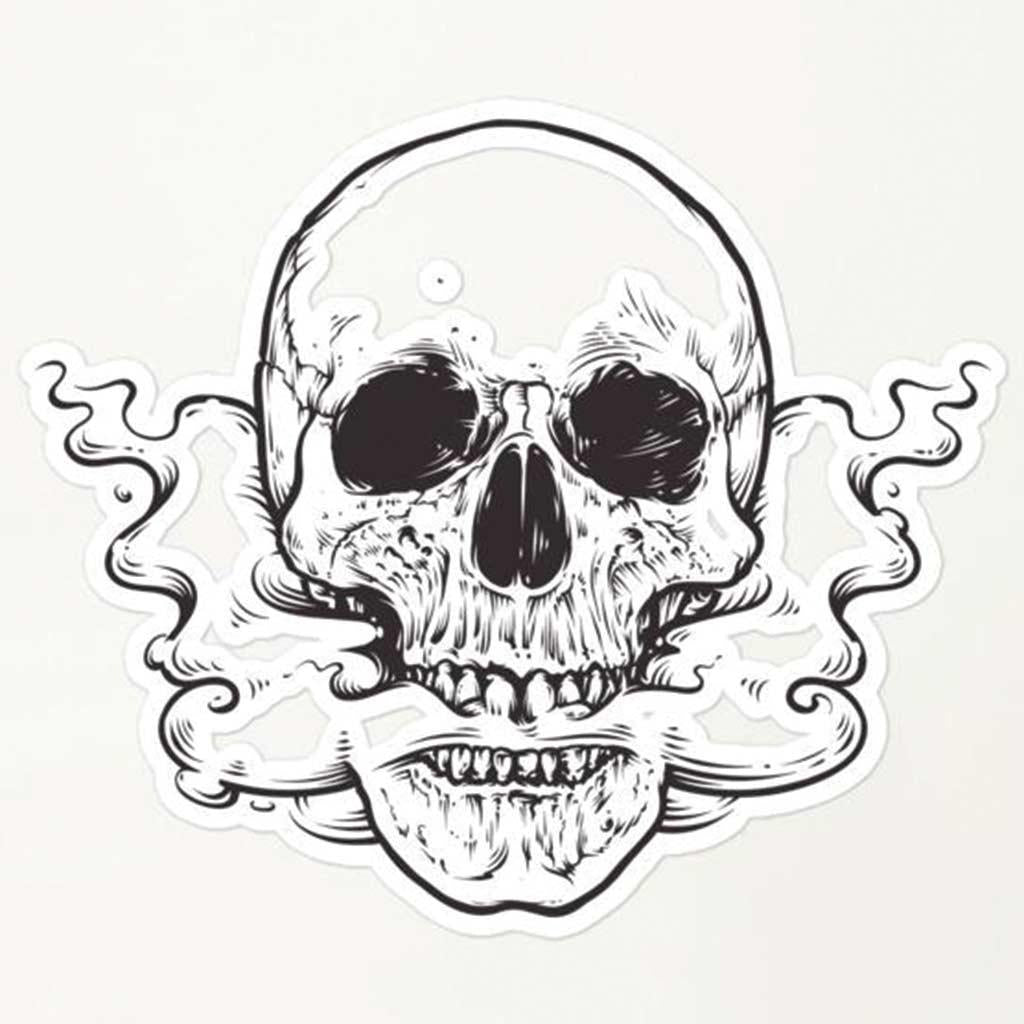 black-and-white-skull-stickers