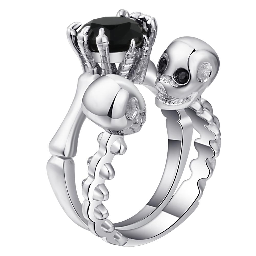 black diamond skull jewelry