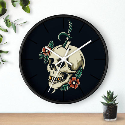black-gothic-wall-clock