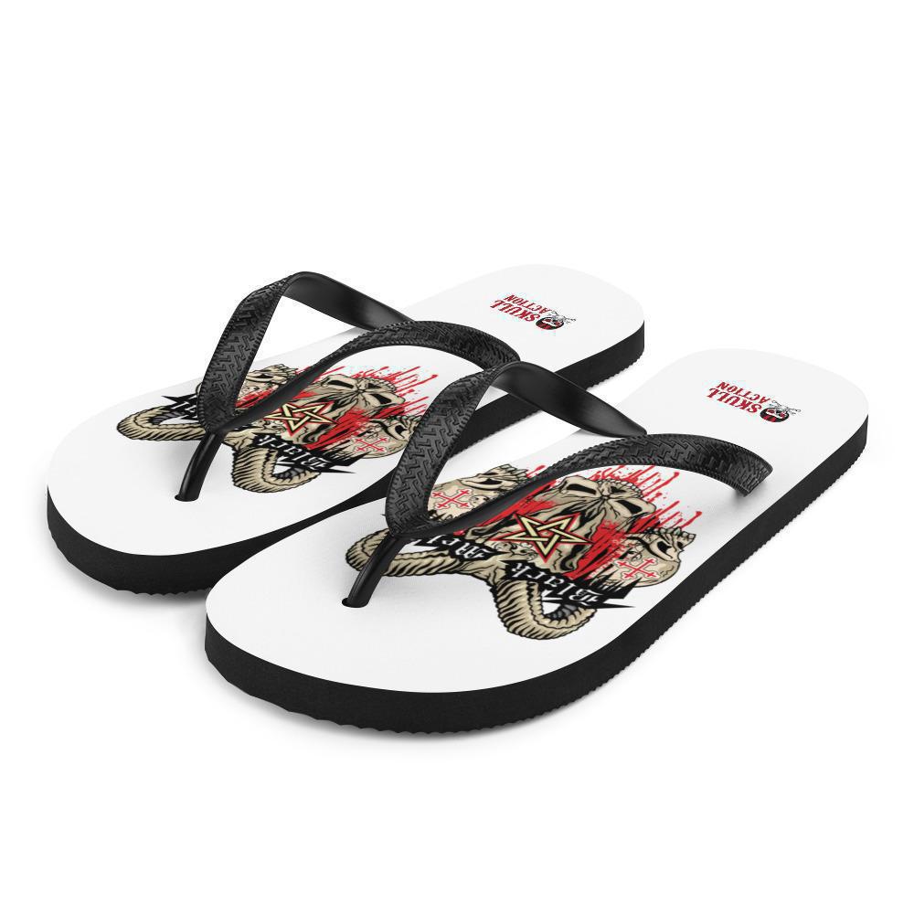 black-metal-skull-flip-flops-band