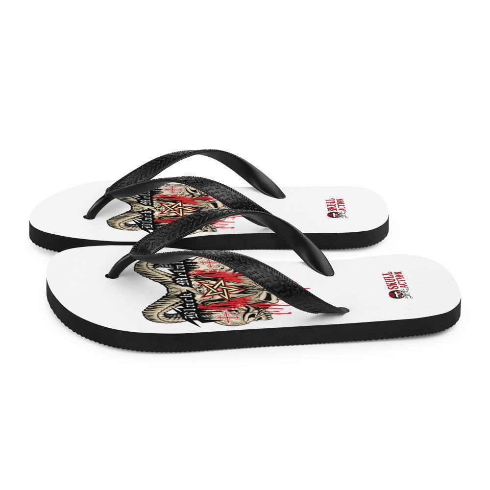 black-metal-skull-flip-flops-print