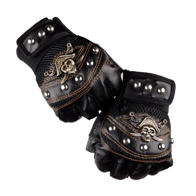 black pirate gloves