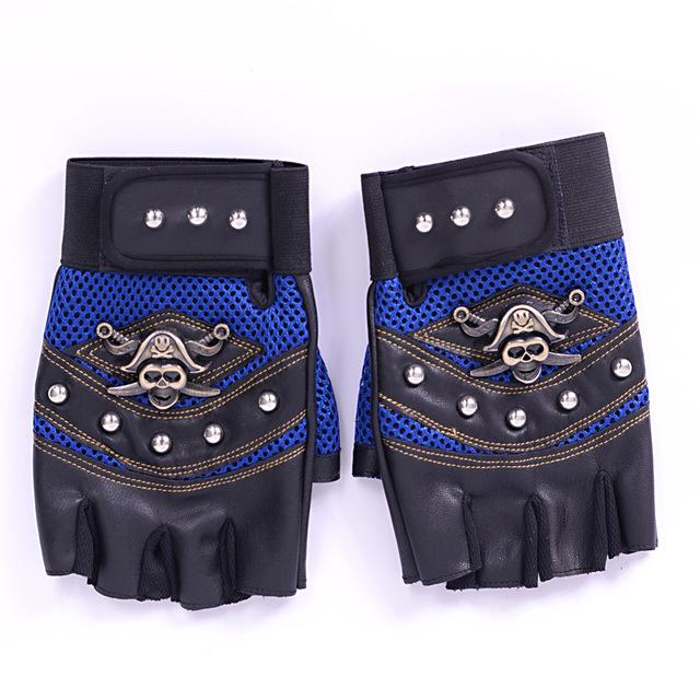 Black Pirate Gloves | Skull Action