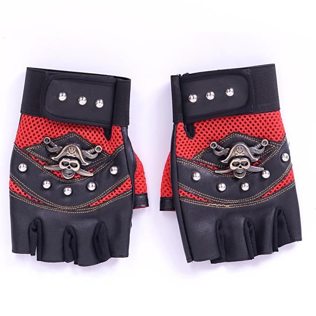 Black Pirate Gloves | Skull Action