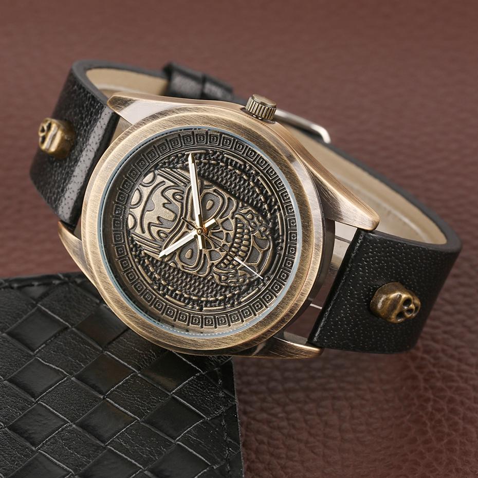 Black Punk Skull Watch | Skull Action