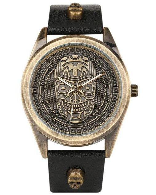 Black Punk Skull Watch