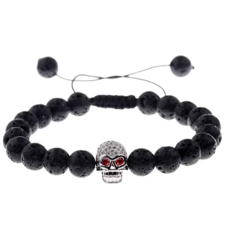 Black Skull Bracelet Beads