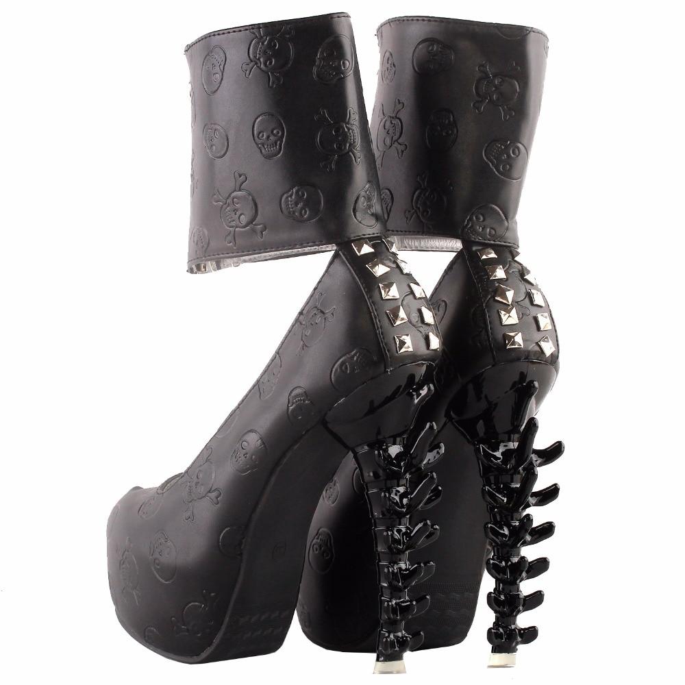 Black Skull Heels | Skull Action