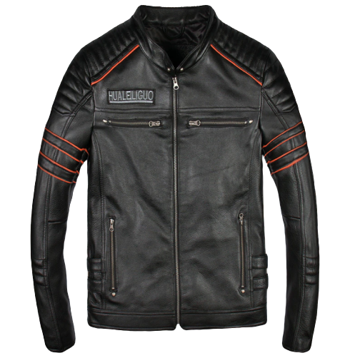 Black Skull Leather Jacket | Skull Action