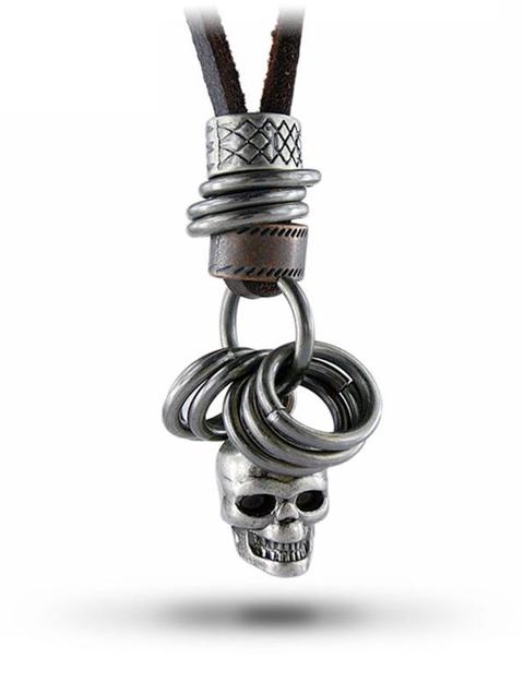 black skull pendant