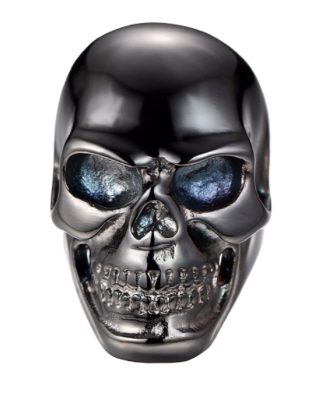 black skull ring mens