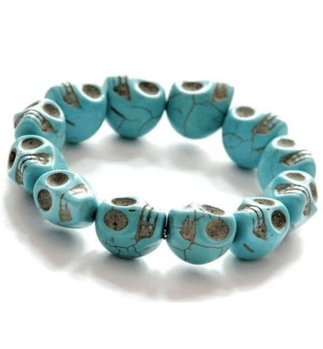 Blue Skull Bracelet