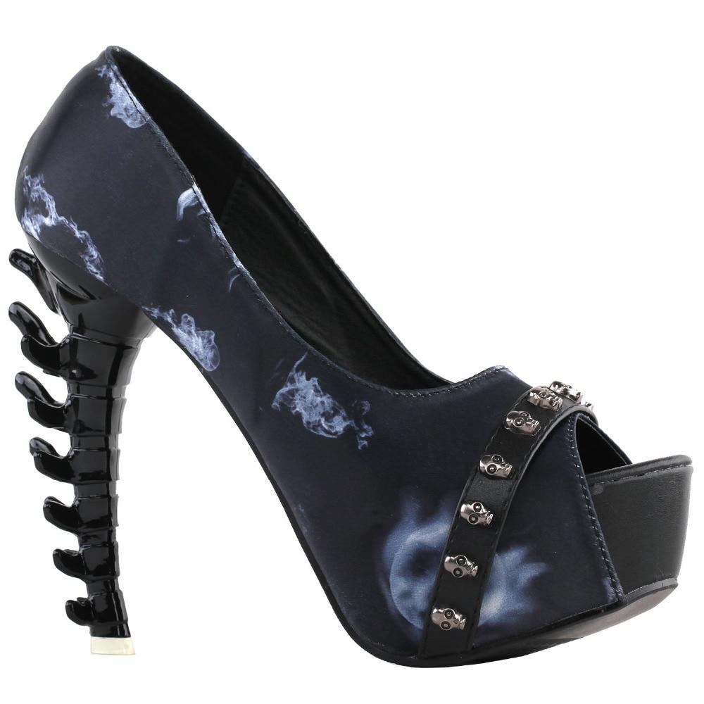 Blue Skull Heels | Skull Action