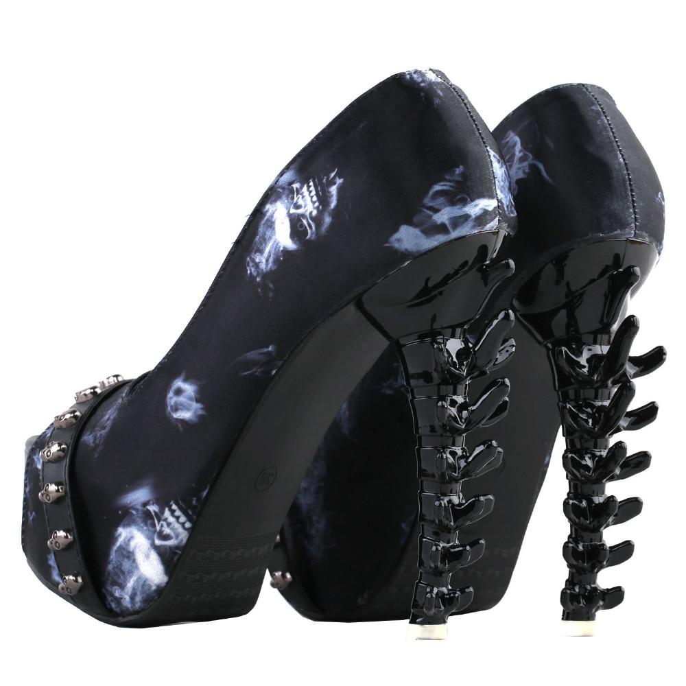 Blue Skull Heels | Skull Action