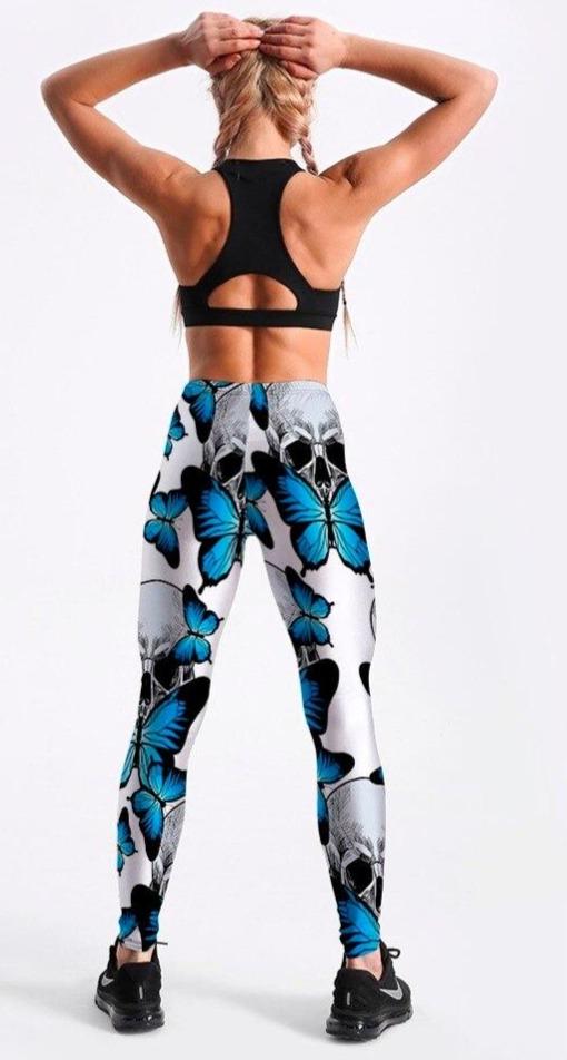 blue-skull-leggings butterfly