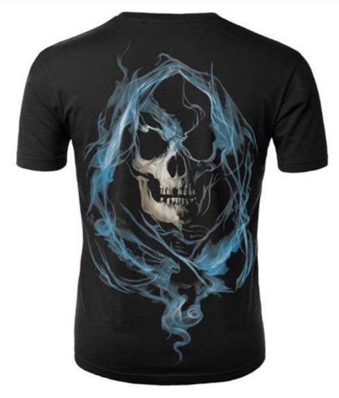 Blue Skull Shirt | Skull Action