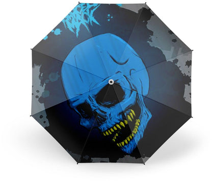 Blue Skull Umbrella | Skull Action