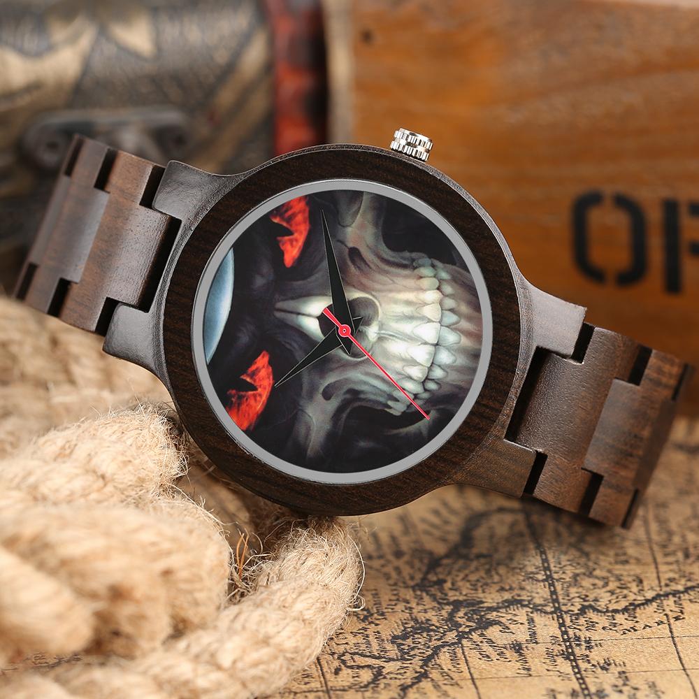 Brown Skeleton Watch | Skull Action