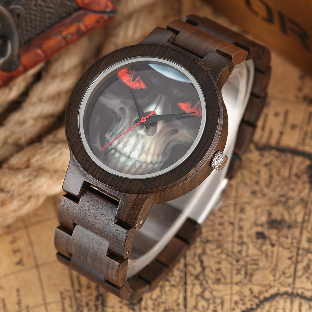 Brown Skeleton Watch | Skull Action