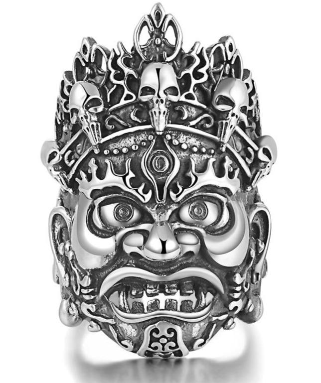 buddha head ring