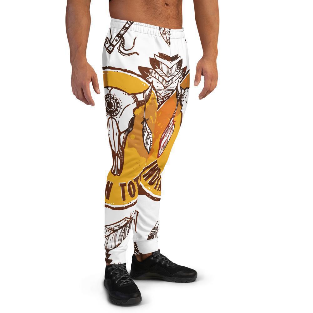 bull-skull-sweatpants-cotton