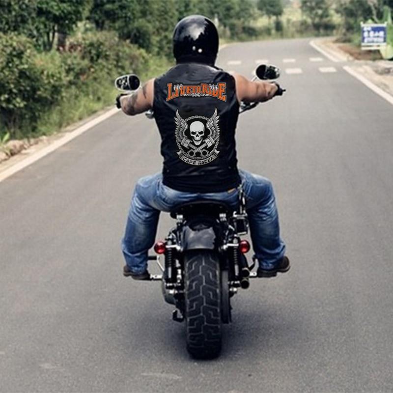 Cafe Racer Bike Jacket | Skull Action