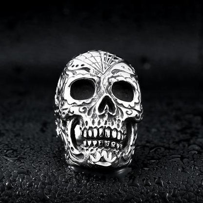 Calavera Sugar Skull Ring | Skull Action
