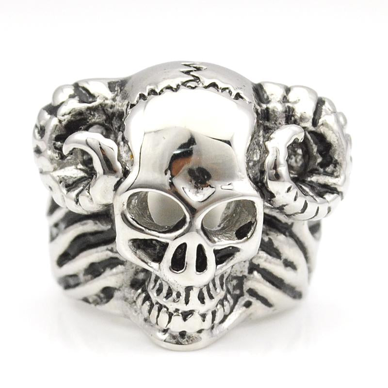 Capricorn Zodiac Ring | Skull Action