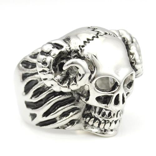 Capricorn Zodiac Ring | Skull Action