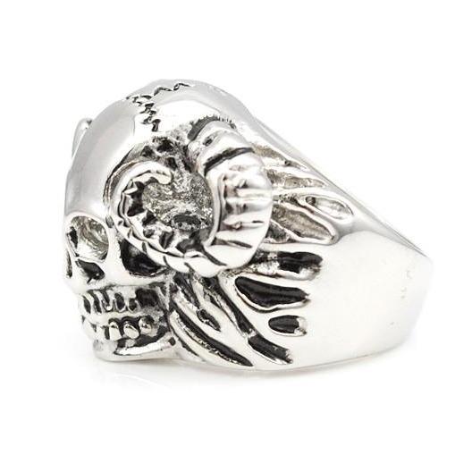 Capricorn Zodiac Ring | Skull Action