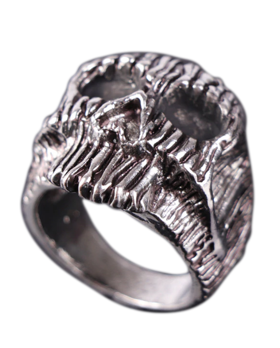carved skull ring
