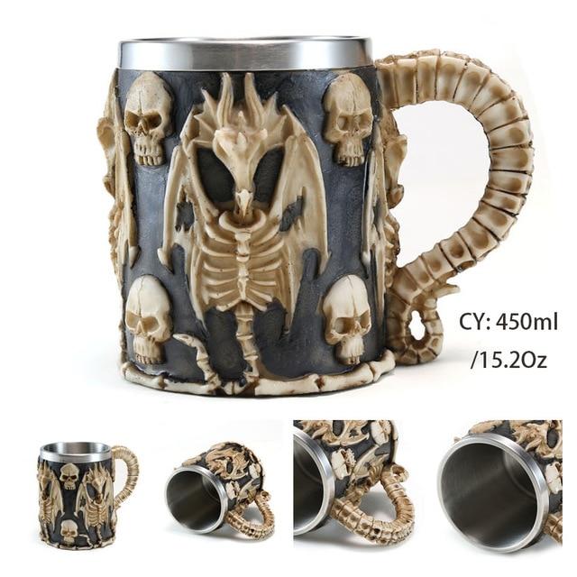 Celtic Dragon Mug | Skull Action