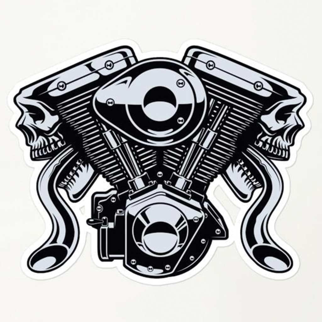 chrome-skull-stickers