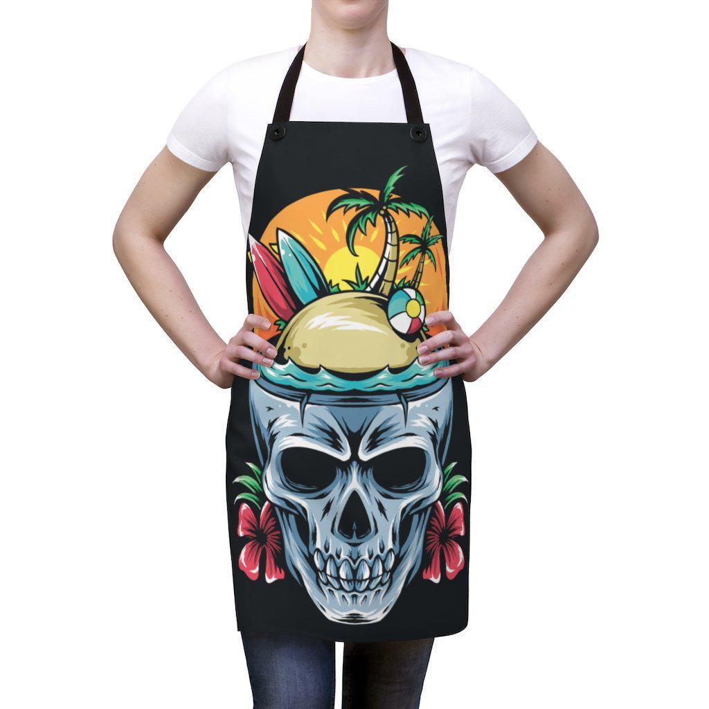 colorful-skull-apron-funny