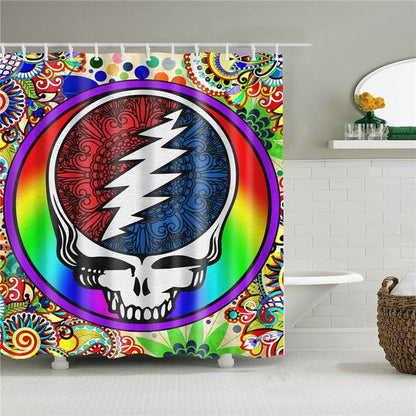 Colorful Skull Shower Curtain
