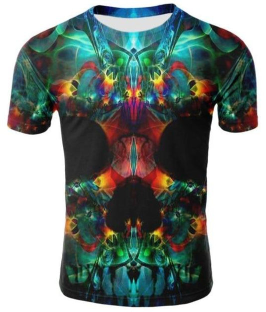 Colorful Skull T Shirt